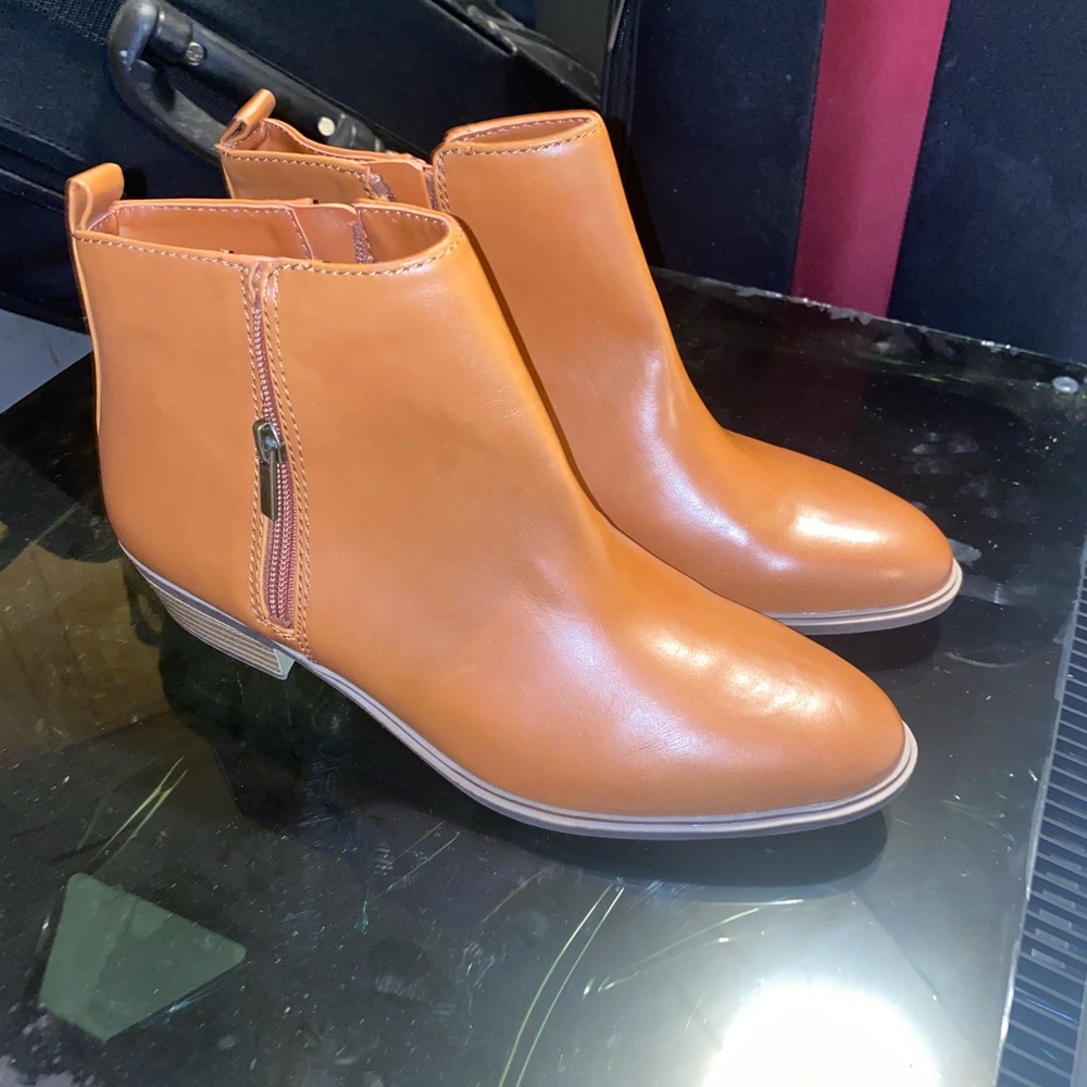 Brown booties
